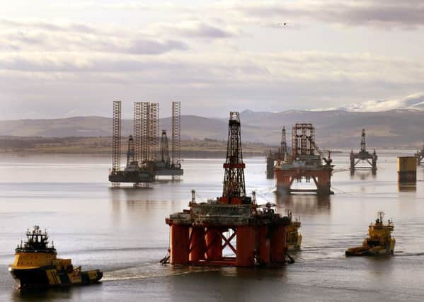 The sheltered waters of Cromarty Firth have long been used for refits or as an anchorage when oil prices fall and the need for rigs is diminished. Picture: Andrew Milligan/PA Wire