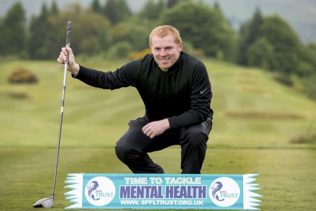 Neil Lennon at The SPFL Trust's Annual Golf Day. All proceeds raised will be used towards mental health first aid training in Scottish football in partnership with the Chris Mitchell Foundation.
 Picture: SNS Group