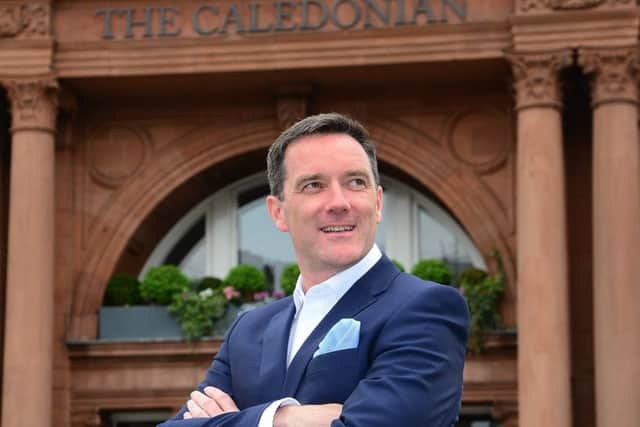 Steve Cassidy at The Caledonian  aka Waldorf Astoria Edinburgh  which has been promised Â£20m in investment by its new owners, Twenty14 Holdings. Picture: Jon Savage