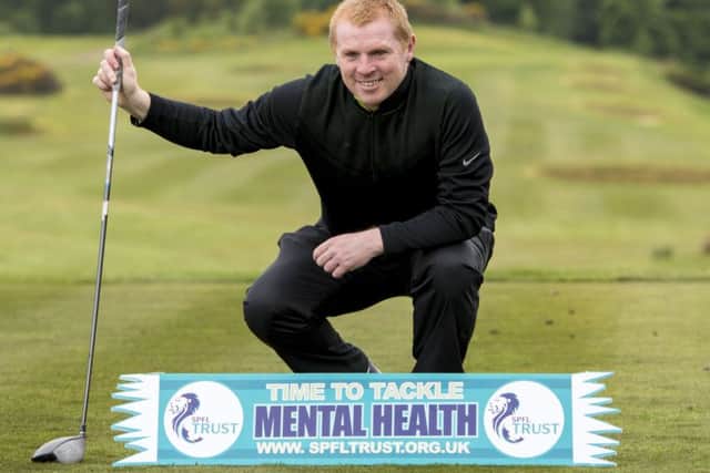 Neil Lennon at the SPFL Trust's golf day at The Carrick which raises money for mental health first aid training in Scottish football. Picture: Craig Williamson/SNS