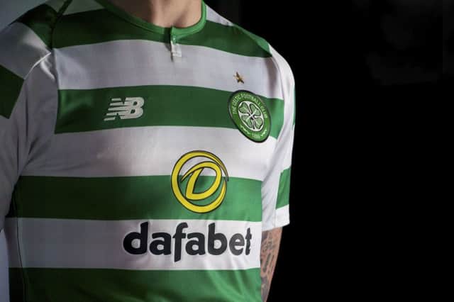 The dress bears a similarity to the Celtic home kit. Picture: SNS Group