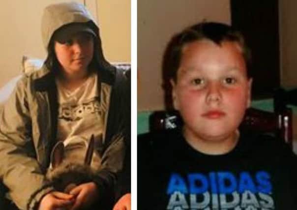 Olivia, left, and Leon, right have been reported missing. Picture: Police Scotland