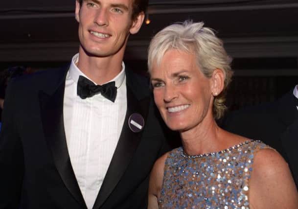 Andy and Judy Murray at the Champions Ball in 2013