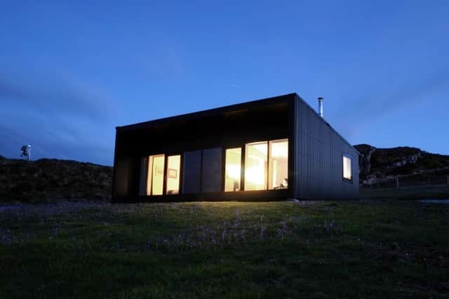 An 'Airigh' home similar to the one proposed for Eigg. PIC: Heb Homes.