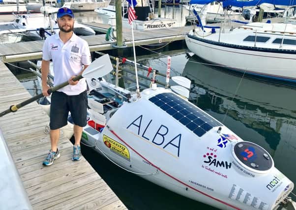 Niall Iain Macdonald, 44, before setting off from Norfolk, Virginia, on his third attempt at the North Atlantic row. Picture: PA
