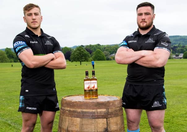Glasgow Warriors Matt and Zander Fagerson at Perth's North Inch. Picture: Ross Parker/SNS/SRU