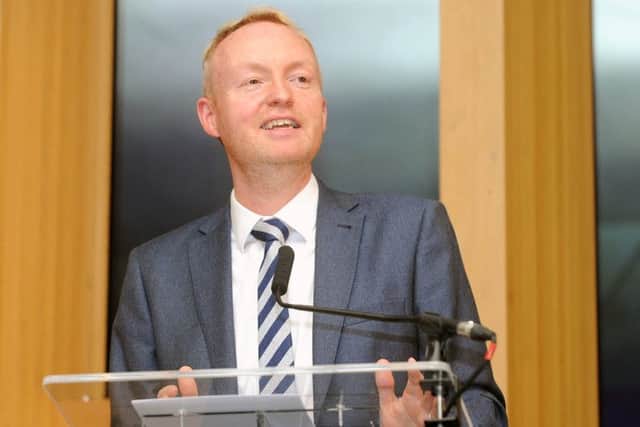 Pic Lisa Ferguson. Scotsman Editor Frank O'Donnell.