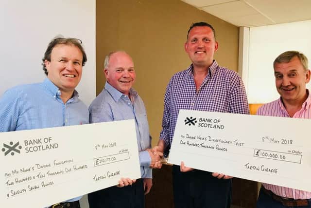 Hundreds of thousands of pounds have been raised to Weir's campaign to improve MND research. Picture: Contributed