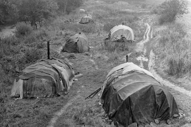 The camp at the River Almond in 1964. PIC: TSPL.