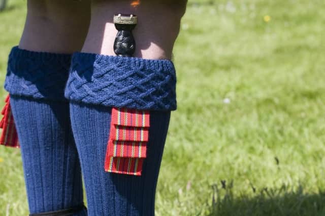 The ceremonial Sgian Dubh was treated as a weapon. Photograph: Getty
