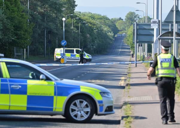 Police are still hunting car thieves who caused a horrific fatal crash in Edinburgh on Friday. Picture: Dave Johnson
