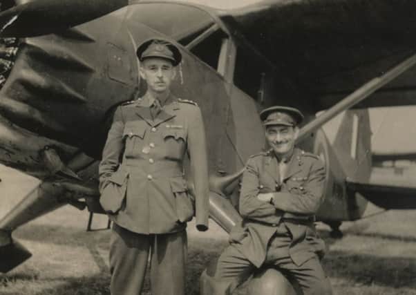 Joseph Gray, right, in 1941