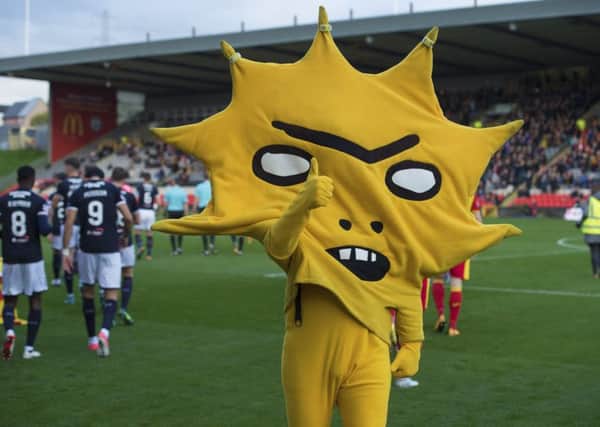 Partick Thistle's mascot Kingsley is rooting for you. Picture: SNS Group
