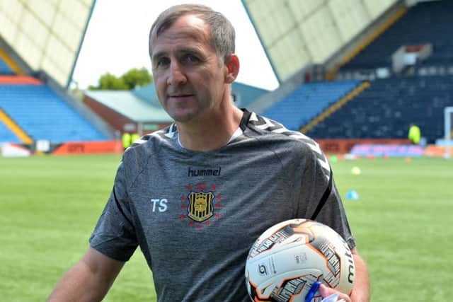 Tucker Sloan is aiming to win his 25th trophy as manager of Auchinleck Talbot. Picture: SNS.