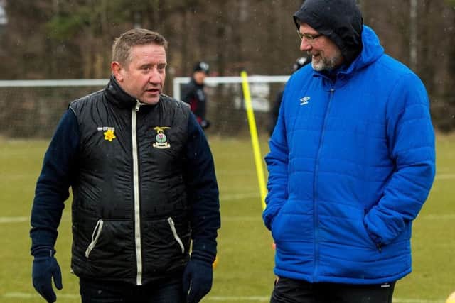 Hearts manager Craig Levein and Inverness coach John Robertson will meet in the Betfred League Cup. Picture: SNS