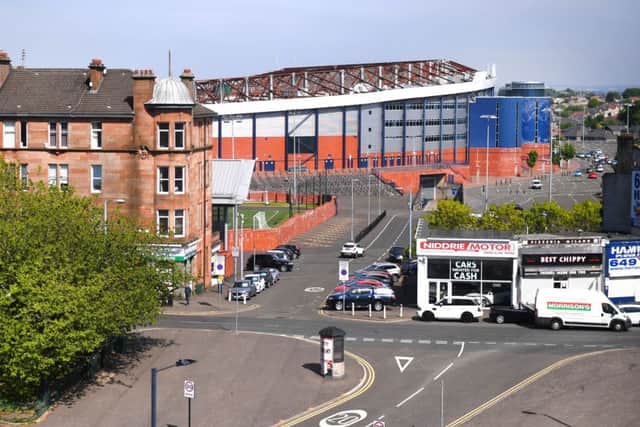 The majority of local residents would oppose a move away from Hampden by the SFA. Picture: John Devlin.
