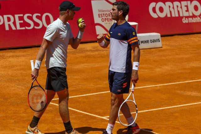 Kyle Edmund, ranked world No.17 with Cameron Norrie, 68 places behind him, have ambitious plans for Roland Garros. Photograph: Carlos Rodrigues/Getty Images