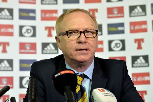 Alex McLeish recalls watching the dire defeat by Peru at the 1978 World Cup on television. Photograph: SNS