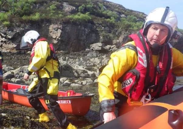 The volunter Kyle of Lochalsh RNLI team scrambled to the scene around the Applecross peninsula. Picture: Facebook/Kyle Lifeboat RNLI