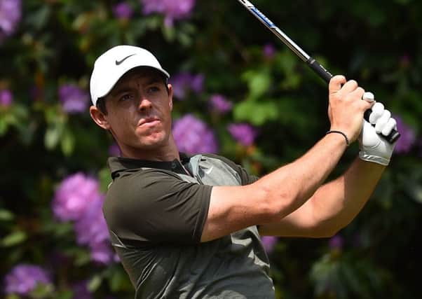 Rory McIlroy made no bones about feeling fortunate to have stayed in the hunt for victory today.  Photograph: AFP/Getty Images