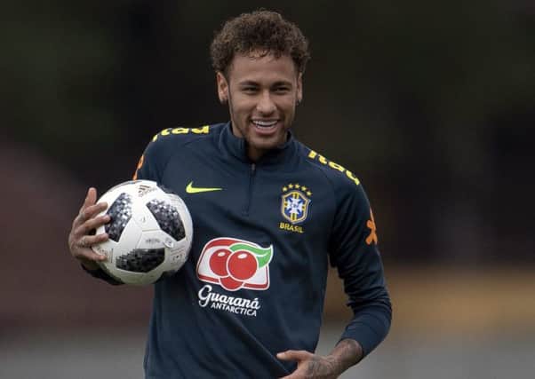 Neymar looks to be in good shape after foot surgery. Picture: AFP/Getty