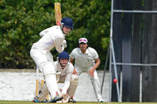 The Grange's Nick Farrar hit a half-century against Carlton. Picture: Jon Savage