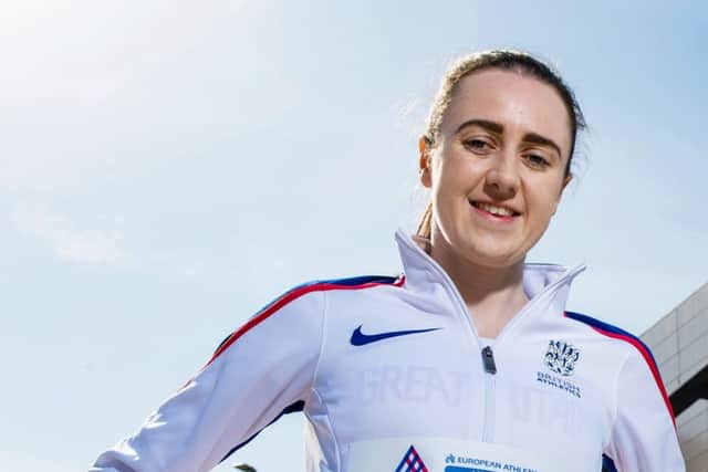 Laura Muir finished second following a late surge. Picture: SNS.