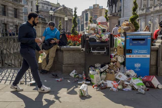 The call comes as a poll reveals that almost a quarter of people feel sandwich packaging or fast food containers are the main cause of litter. Picture: Getty