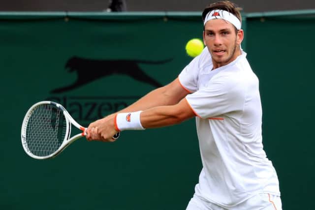 Cam Norrie had a breakthrough victory over American John Isner recently. Picture: PA.
