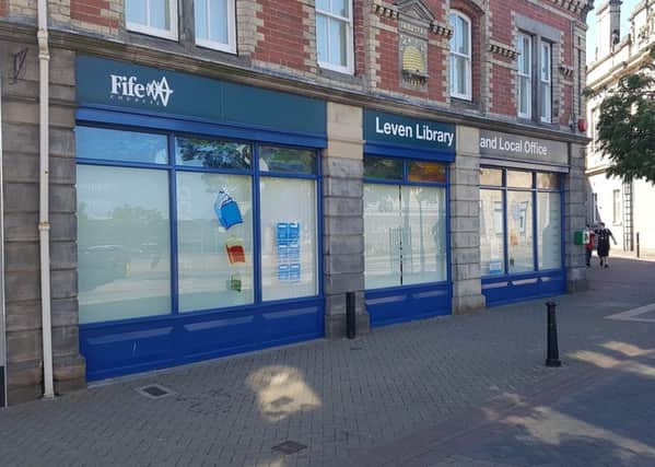 Leven library and local office.
