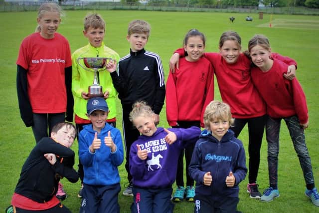 Winners Elie Primary School's squad.