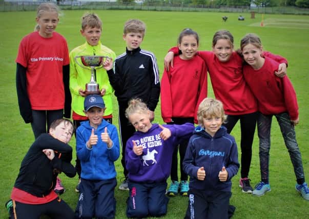 Winners Elie Primary School's squad.