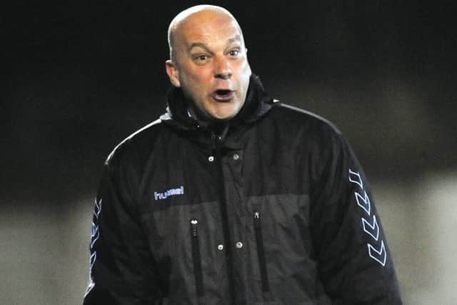 Neale Cooper during his time as Peterhead boos (pic by Duncan Brown)