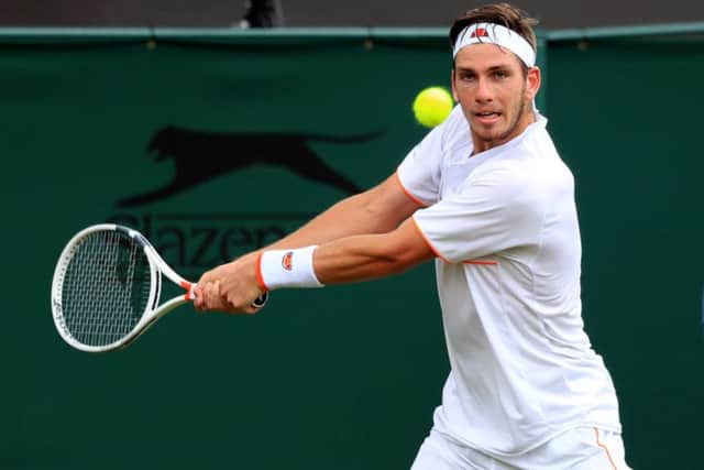 Victory: Cameron Norrie. Picture: PA