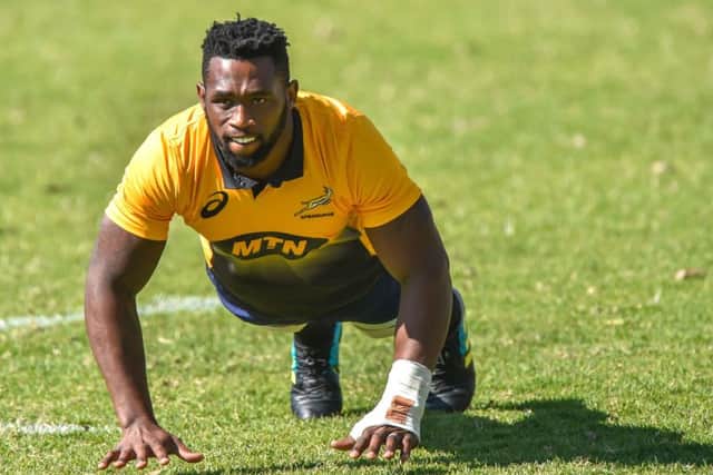 Siya Kolisi will make history when he captains South Africa against England. Picture: AFP/Getty Images