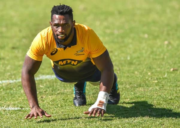 Siya Kolisi will make history when he captains South Africa against England. Picture: AFP/Getty Images