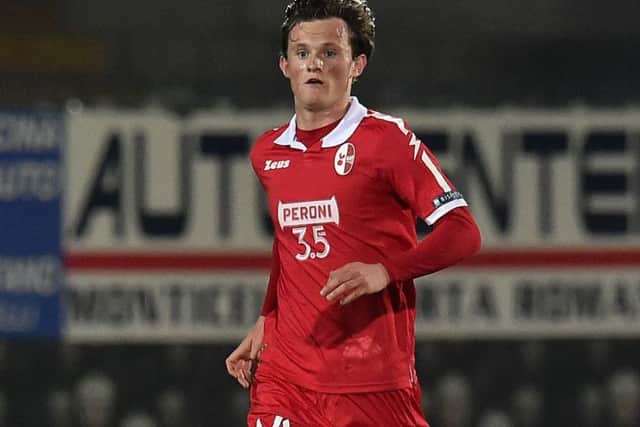 Liam Henderson in action for Bari against Ascoli. Picture: Giuseppe Bellini/Getty Images