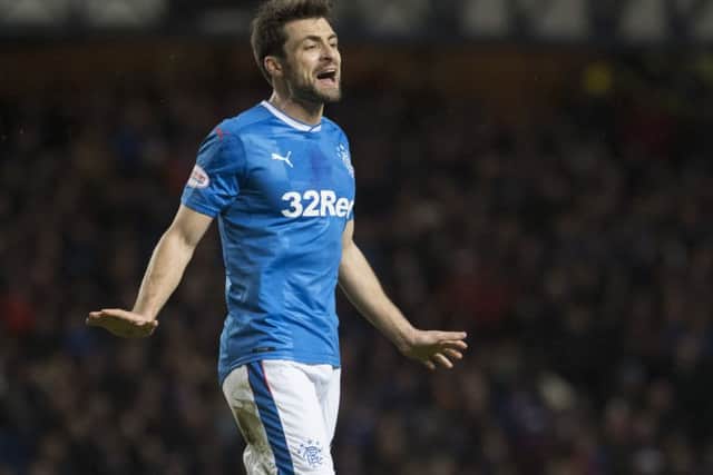 Russell Martin in action for Rangers. The Scotland cap said it was the 'wrong place, wrong time' for him. Picture: SNS Group