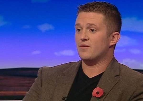 English Defence League founder Tommy Robinson