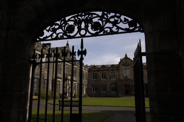 St Salvator's Quad at St Andrews University