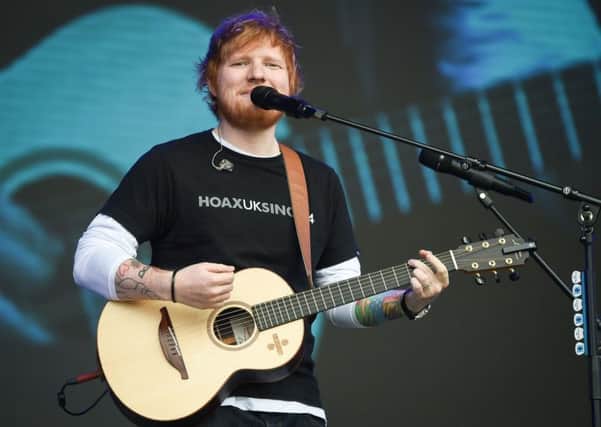 Ed Sheeran and his team introduced the policy in an attempt to deter ticket "touts". Picture: PA Wire