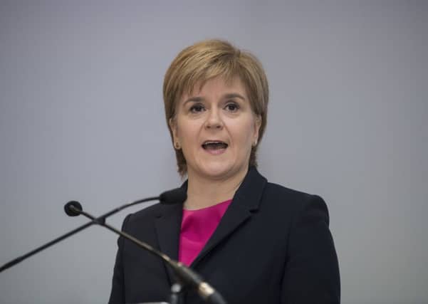 First Minister Nicola Sturgeon has responded to criticism of the Growth Commission report. Picture: John Devlin