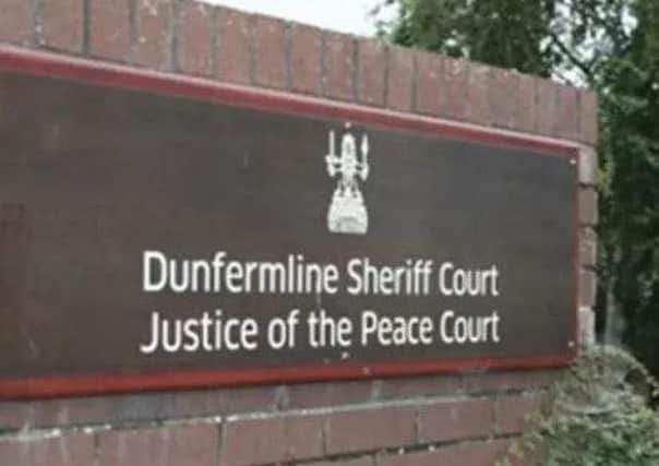 Gail Dickinson appeared at Dunfermline Sheriff Court.