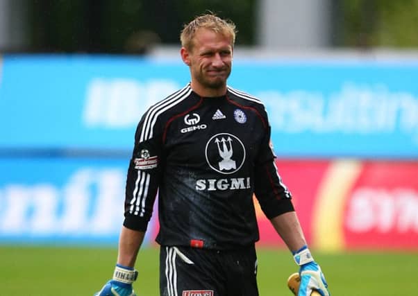 New Hearts goalkeeper Zdenek Zlamal, a Czech international. Picture: Michal Cizek/EuroFootball/Getty Images