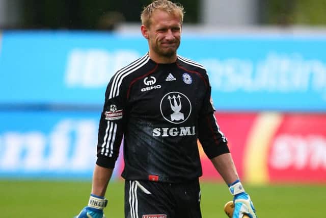 New Hearts goalkeeper Zdenek Zlamal, a Czech international. Picture: Michal Cizek/EuroFootball/Getty Images