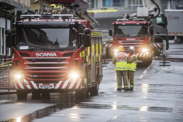 Scottish fire services are under threat amid a looming 400 million pound repair bill. Picture: John Devlin