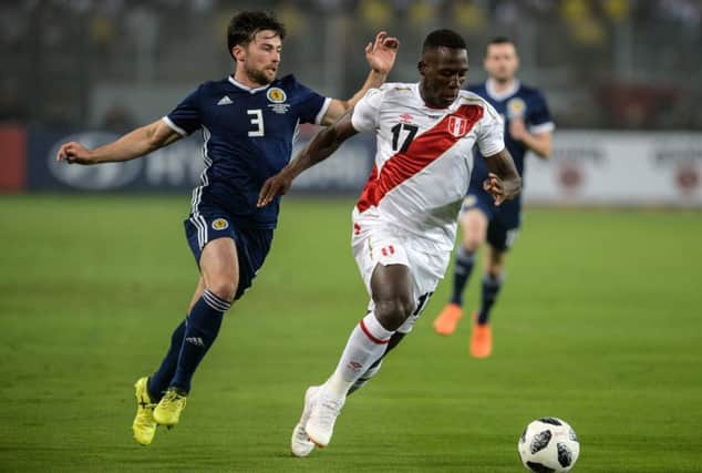 Scotland lost to Peru last night. Picture: AFP/Getty Images