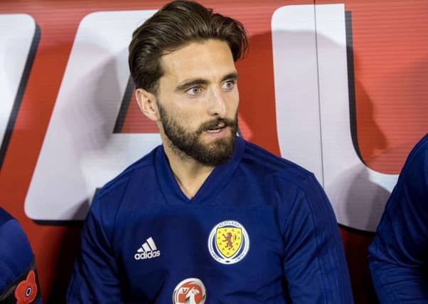 Graeme Shinnie was thrilled to win his first Scotland cap. Picture: Craig Williamson/SNS