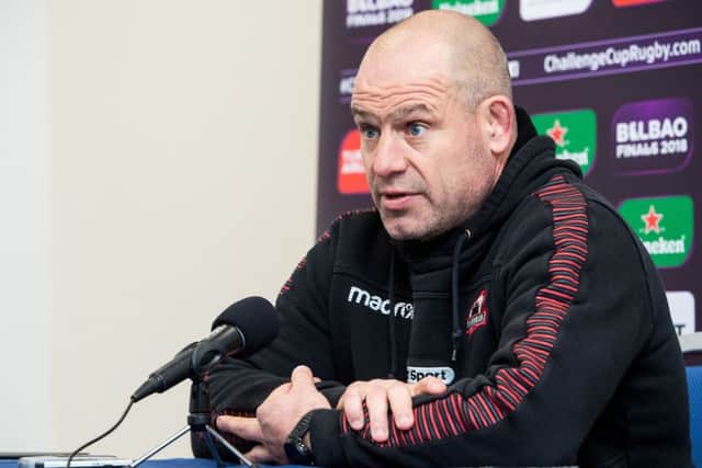 Edinburgh head coach Richard Cockerill has instilled a 'performance culture' at the Pro14 club. Picture: Ross Parker/SNS