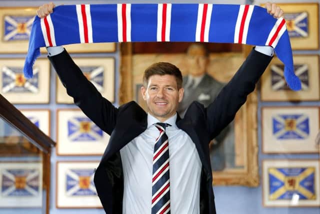 Steven Gerrard will officially become Rangers boss on Friday. Picture: PA